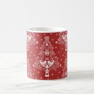 Skandinavische Weihnachtsbaummagie Kaffeetasse