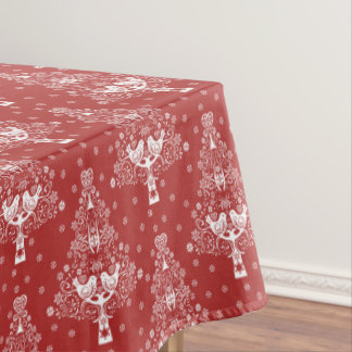 Skandinavische Weihnachtsbaummagie Tischdecke