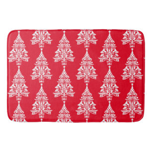 Skandinavische Weihnachtsdekorationen Badematte