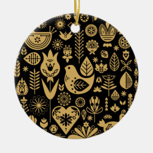 Skandinavische Weihnachtsdekorationen Keramik Ornament