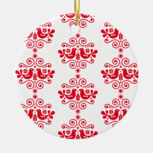 Skandinavische Weihnachtsdekorationen Keramik Ornament