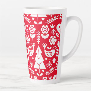 Skandinavische Weihnachtsdekorationen Milchtasse