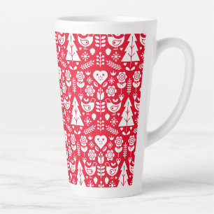 Skandinavische Weihnachtsdekorationen Milchtasse