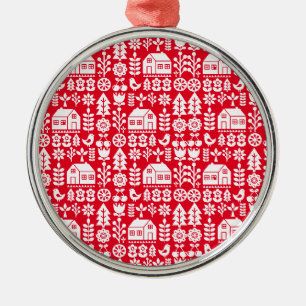 Skandinavische Weihnachtsdekorationen Ornament Aus Metall