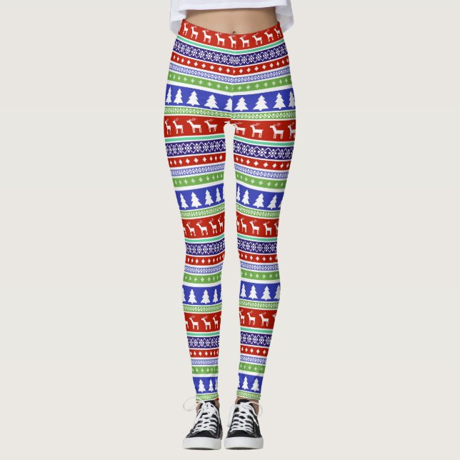 skandinavische Weihnachtslieder-Leggings Leggings (Vorderseite)