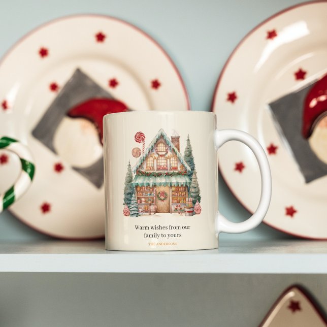 Skandinavische Weihnachtsmagie Kaffeetasse (Von Creator hochgeladen)
