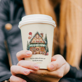 Skandinavische Weihnachtsmagie Pappbecher