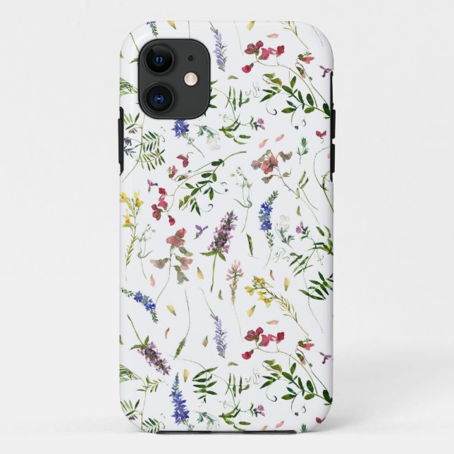 Skandinavische Wildblumen Meadow Case-Mate iPhone Hülle (Rückseite)