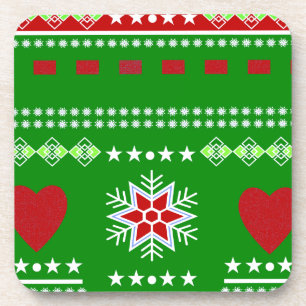 Skandinavische Winterlandschaft Untersetzer