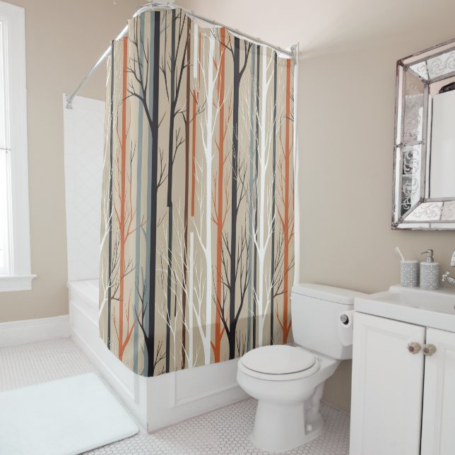 Skandinavischer Duschvorhang (Beispiel)