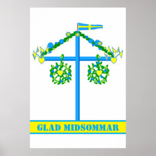 skandinavischer Entwurf, personalisiertes frohes Poster