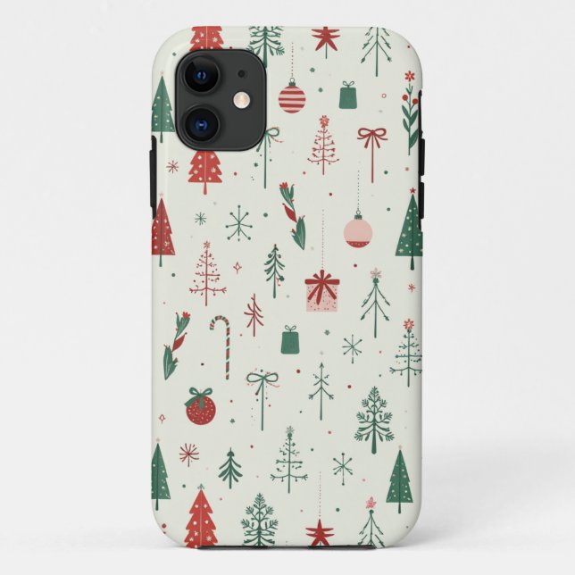 Skandinavischer Urwald Case-Mate iPhone Hülle (Rückseite)