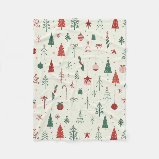 Skandinavischer Urwald Fleecedecke (Vorderseite)