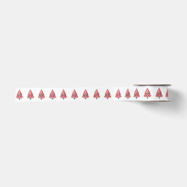Skandinavischer Weihnachtsbaum Folk Art Ribbon Satinband