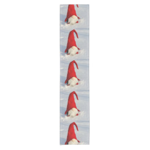 Skandinavischer WeihnachtsGnome Kurzer Tischläufer