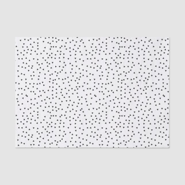 Skandinavisches Art-Dreieck-Muster Seidenpapier (Vorderseite)