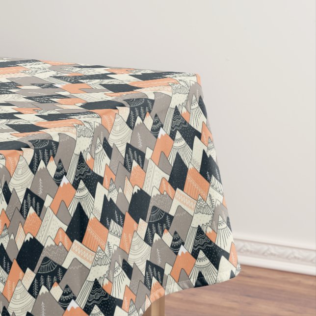Skandinavisches Art-Gebirgsmuster Tischdecke (Beispiel)
