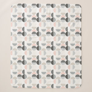 Skandinavisches Art-Halbrund-Muster Sherpadecke