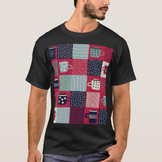 Skandinavisches Blutbad: Rustikales Muster Mix T-Shirt