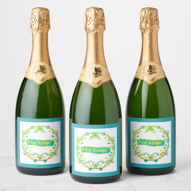 skandinavisches Design, Glad midsommar (Flaschen)