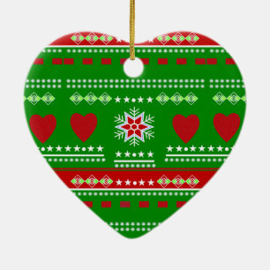 skandinavisches Design, Landstil Keramik Ornament