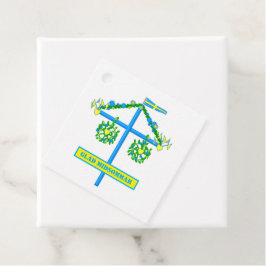 skandinavisches Design, Personalisiert Glad Midsom Geschenkanhänger