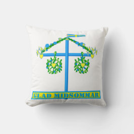 skandinavisches Design, Personalisiert Glad Midsom Kissen
