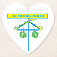 skandinavisches Design, Personalisiert Glad Midsom