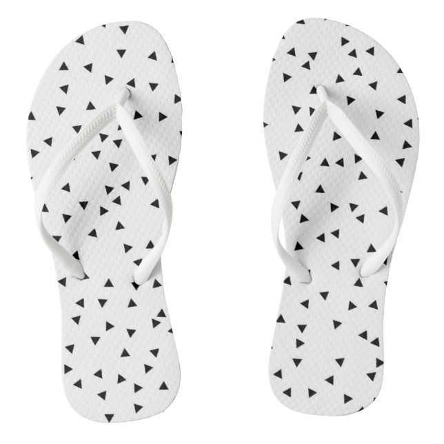 Skandinavisches Dreieck-Muster Flip Flops (Fußbett)