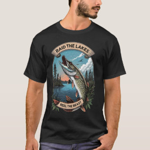 Skandinavisches Fischen u2013 Norwegen Hecht Wikin T-Shirt