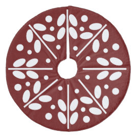 Skandinavisches Folk Art Weihnachtsbaumrock Fleece Weihnachtsbaumdecke