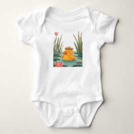 Skandinavisches Folk Entlein Baby Strampler