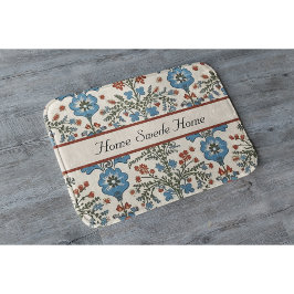 Skandinavisches Folkloredesign - Blume individuell Badematte