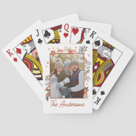 Skandinavisches Foto für den Familienurlaub Spielkarten