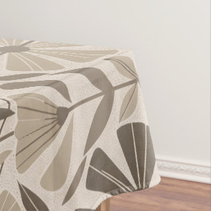 Skandinavisches geometrisches Blumenmotiv Tischdecke