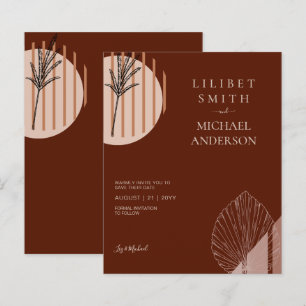 Skandinavisches Japandi - Abstrakte Formen SAVE TH