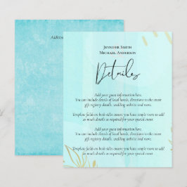 Skandinavisches Japandi Moderne Abstrakte Hochzeit