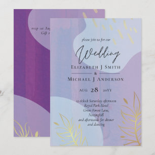 Skandinavisches Japandi Moderne Abstrakte Hochzeit