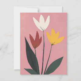skandinavisches Minimalistisch #163 Postkarte