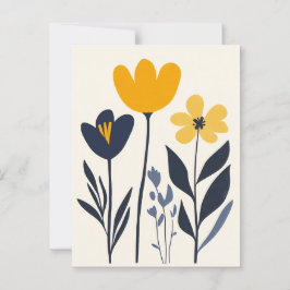 skandinavisches Minimalistisch #164 Postkarte