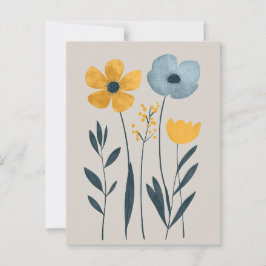 skandinavisches Minimalistisch #169 Postkarte