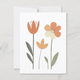 skandinavisches Minimalistisch #173 Postkarte