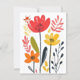 skandinavisches Minimalistisch #182 Postkarte