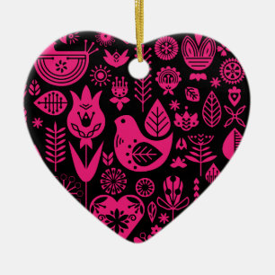 Skandinavisches Muster Kunst Keramik Ornament