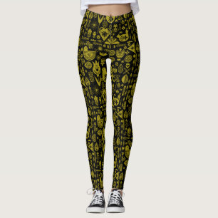 Skandinavisches Muster Kunst Leggings