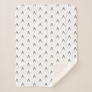 skandinavisches Muster   Minimalistisch Scandi Mod Sherpadecke