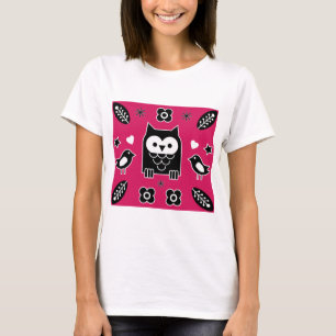 Skandinavisches Owl Folkloregeschenk T-Shirt