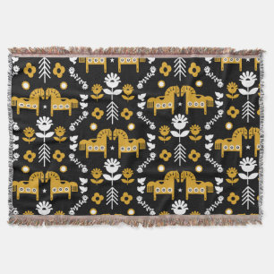 Skandinavisches Pferdervolk Decke