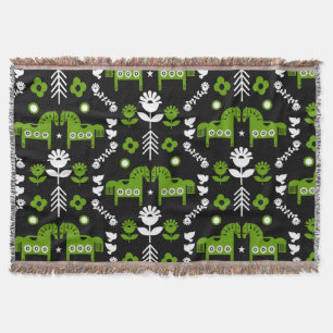 Skandinavisches Pferdervolk Decke