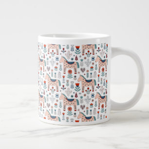 Skandinavisches Pferdervolk Jumbo-Tasse